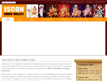 Tablet Screenshot of isconambevalley.com